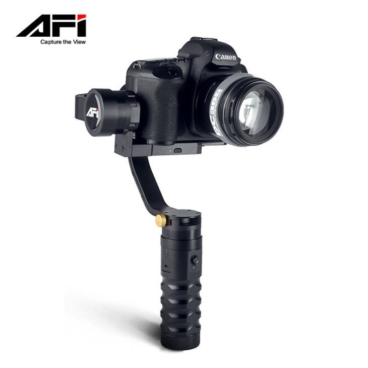 3-teljeline harjamatute professionaalsete videomängude käeshoitav mootorikaamera DSLR-kaameratele AFI VS-3SD PRO