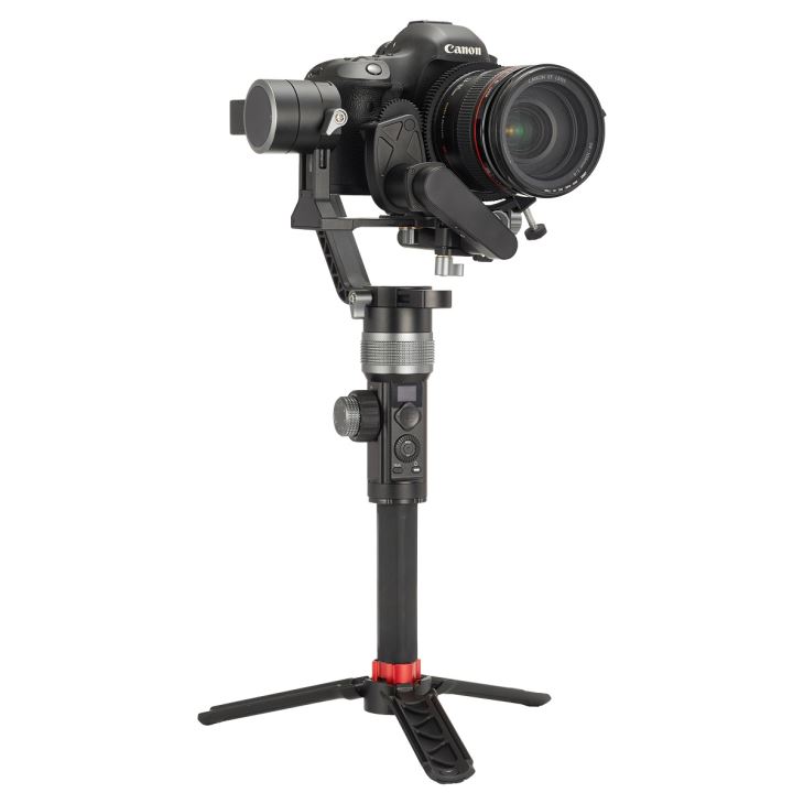 3 Axis Gimbal Stabilisaator Käeshoitav NIKONi jaoks SONY CANON Mirrorle kaamera 3,2 kg kaalukoormus